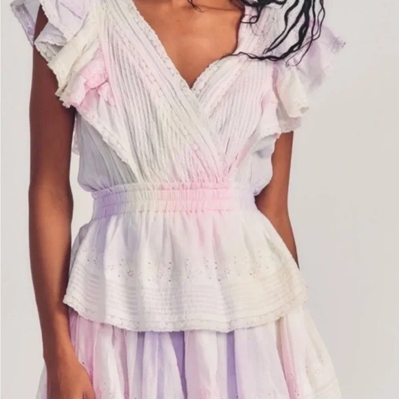 Love Shack Fancy tiered ruffle mini dress - Picture 10 of 14